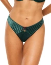 Adore Me Evie Bikini Panties In Dark Green