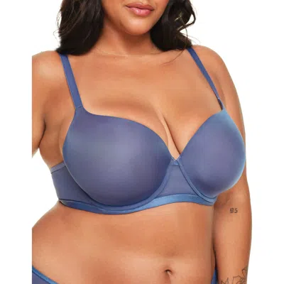 Adore Me Fallon Contour Full Coverage Bra In Dark Blue