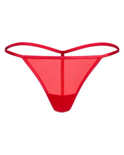 Adore Me Fantasia G-string Panties In Red