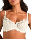 Adore Me Farrah Unlined Full Coverage Bra In White