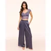 Adore Me Finola Lounge Set In Gray