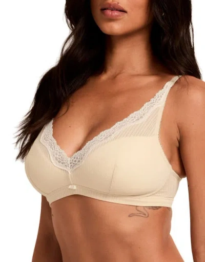 Adore Me Florie Contour Plunge Bra In Metallic