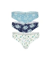 Adore Me Francine Thong Panties In Novelty Blue
