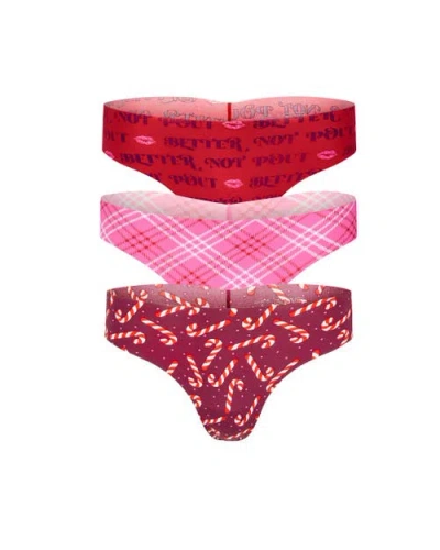 Adore Me Francine Thong Panties In Novelty Red