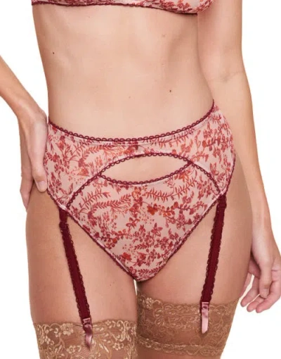 Adore Me Gabby High Waisted Panties In Floral Beige