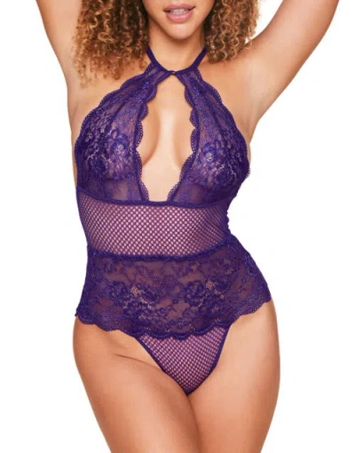 Adore Me Gilda Bodysuit Lingerie In Purple