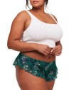 Adore Me Graciela Cheeky Panties In Floral Green