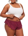 Adore Me Graciela Cheeky Panties In Novelty Red