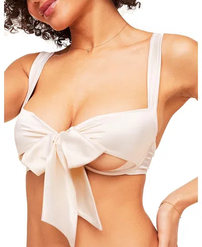 Adore Me Gynger Women's Unlined Quarter Cup Bra In White