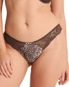 Adore Me Haley Thong Panties In Brown