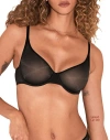 Adore Me Hariette Unlined Full Coverage Bra In Black