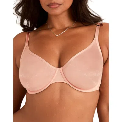 Adore Me Hariette Unlined Full Coverage Bra In Pink