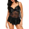 Adore Me Idrina Women's Pajama Cami & Shorts Set In Black