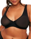 Adore Me Ivy Unlined Triangle Bra In Black