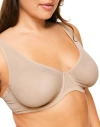Adore Me Ivy Unlined Triangle Bra In Light Beige