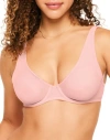 Adore Me Ivy Unlined Triangle Bra In Pink