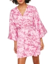 Adore Me Izabella Kimono Robe In Floral Pink
