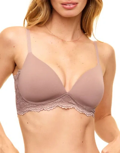 Adore Me Jainey Contour Plunge Bra In Brown