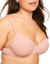 Adore Me Janelle Contour Demi Bra In Medium Beige