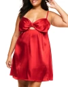 Adore Me Janessa Slip In Dark Red