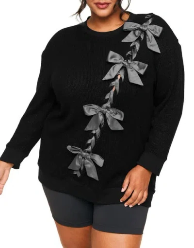 Adore Me Janine Sweatshirt In Black