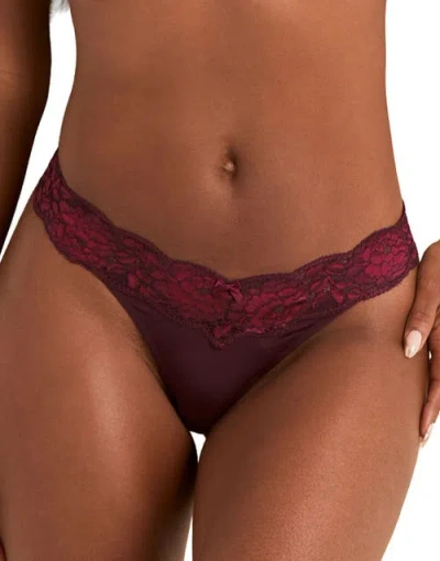 Adore Me Jaya Thong Panties In Purple