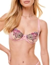 Adore Me Jayda Unlined Balconette Bra In Floral Pink