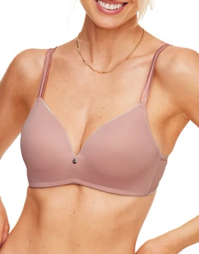 Adore Me Jeannette Push Up Demi Bra In Pink