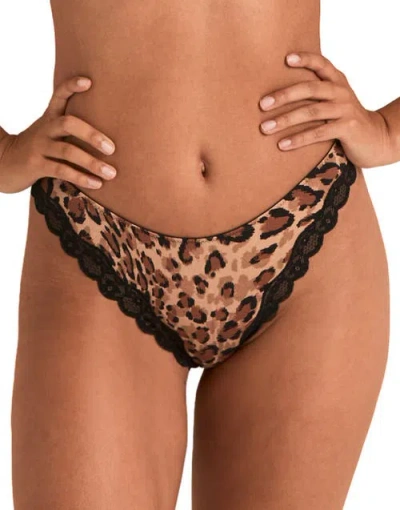 Adore Me Jersey Brazilian Panties In Brown