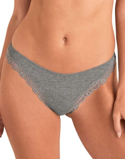 Adore Me Jersey Brazilian Panties In Gray