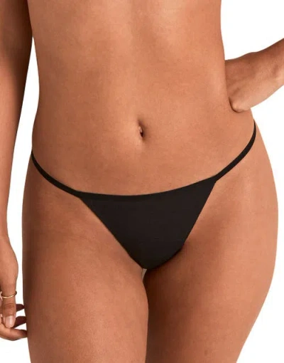 Adore Me Jersey G-string Panties In Black