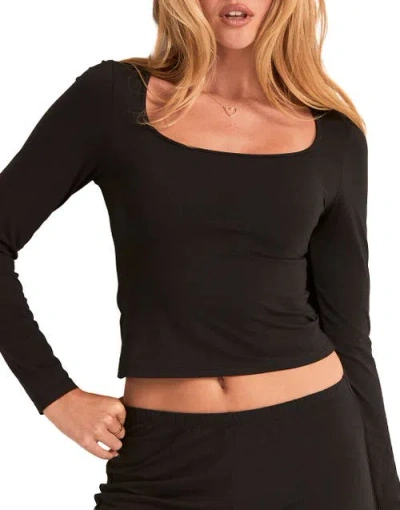 Adore Me Jersey Soft Touch Collection In Black