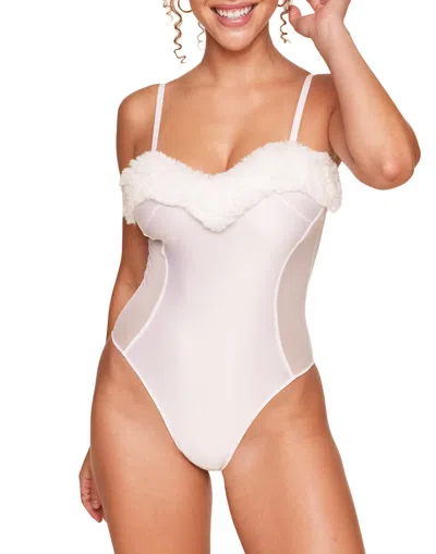 Adore Me Jessica Women's Bodysuit Lingerie In White