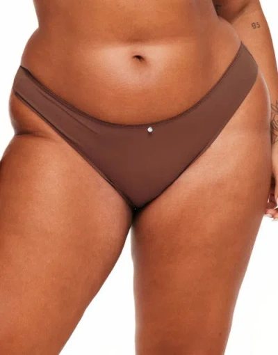 Adore Me Johanna Thong Panties In Dark Brown