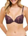 Adore Me Josie Push Up Plunge Bra In Dark Purple