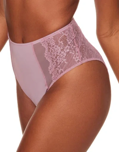 Adore Me Joslyn High Waisted Panties In Medium Pink