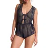 Adore Me Juli Romper Lingerie In Black