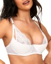 Adore Me Kaia Unlined Quarter Cup Bra In White