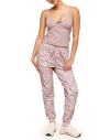 Adore Me Kaiden Cami & Joggers Set In Floral Beige