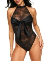 Adore Me Kamilia Bodysuit In Black