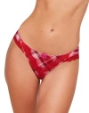 Adore Me Kati Hipster Panties In Plaid Red