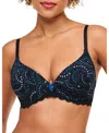 Adore Me Kati Contour Demi Bra In Novelty Black