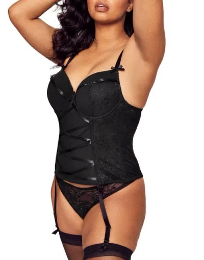 Adore Me Khora Bustier In Black