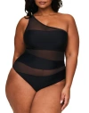 Adore Me Kimora Swimwear One Piece In Black