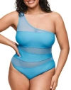 Adore Me Kimora Swimwear One Piece In Medium Blue