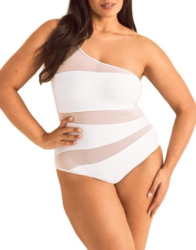 Adore Me Kimora Swimwear One Piece In White