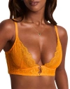 Adore Me Kinley Unlined Plunge Bra In Orange