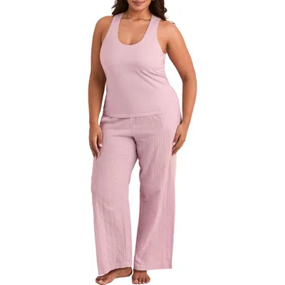 Adore Me Kirsten Pajama Set In Pink