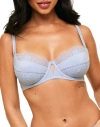 Adore Me Leigha Contour Balconette Bra In Light Blue