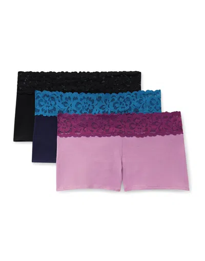Adore Me Leondra Women's Shortie Shortie Panties (pack Of 3) In Multi